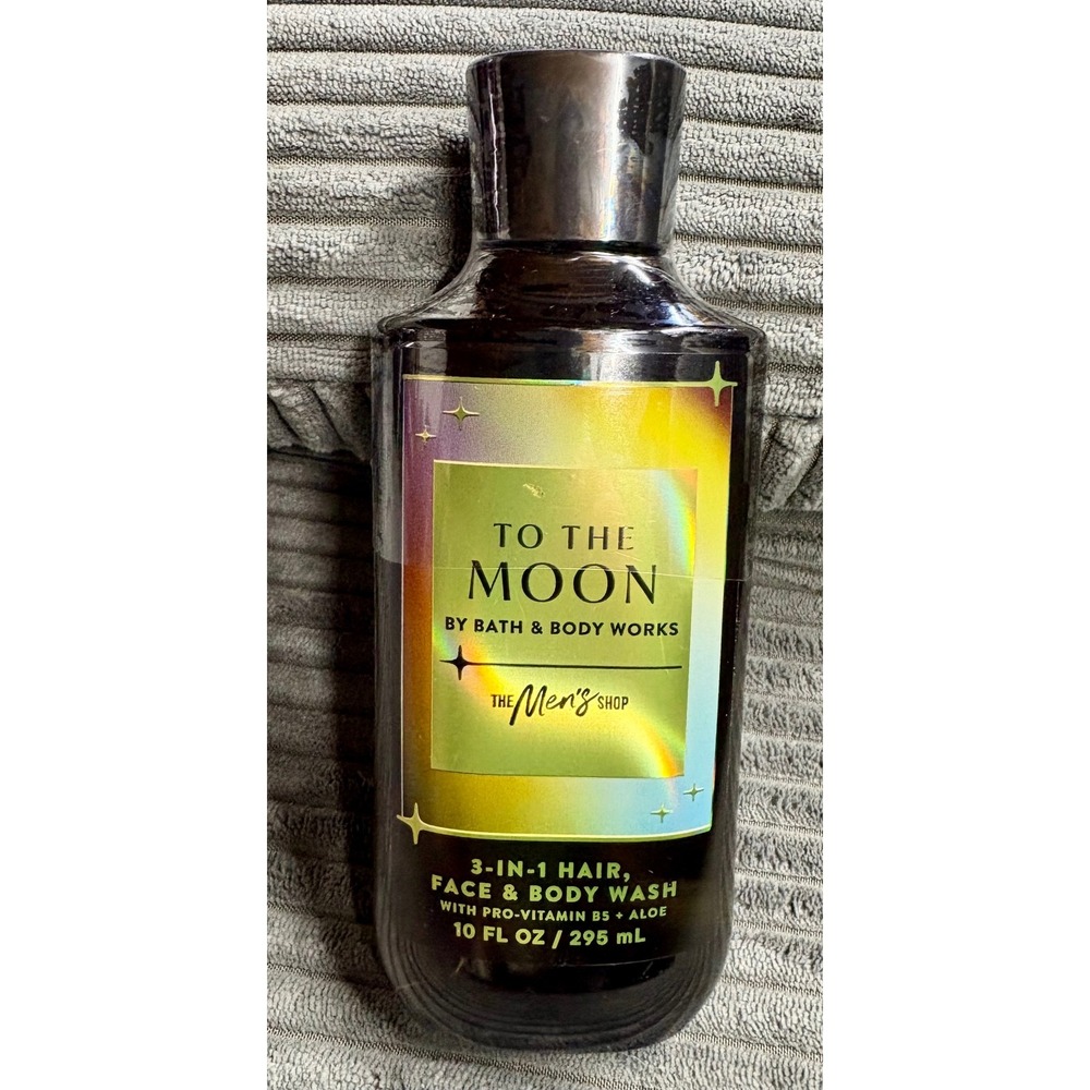 Bath & Body Works To The Moon Men 3-in-1 Hair Face Body Wash 10oz Lavender Sage